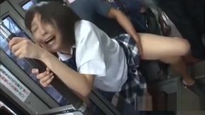 Jav Student Ambushed On A Bus Fucked Hard In Public Outrageous Scene