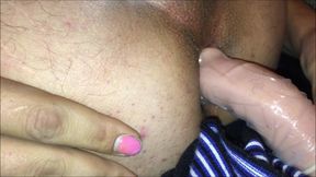 Shot to the eye hot tranny anal fuck herself then self facial
