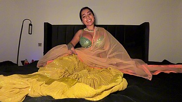JOI with Yasmina khan in Lehenga