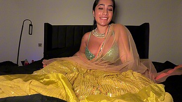 JOI with Yasmina khan in Lehenga