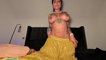 JOI with Yasmina khan in Lehenga