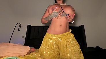 JOI with Yasmina khan in Lehenga