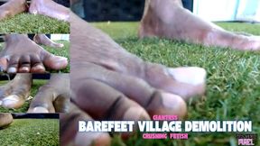Bare Foot Village Demolition, I Stomp Them All - Unaware Giantess, Macrophillia Fetish