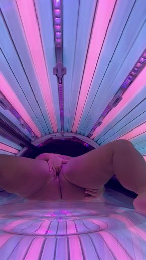Fingered Myself on the Sunbed