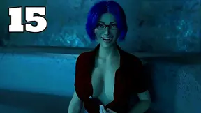 Blue-Haired Milfs Out-of-This-World creampie Date in Zero Gravity