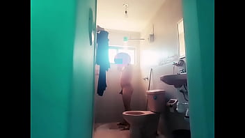 After fucking he recorded my neighbor in the bathroom