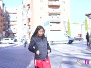 Tight and petite amateur Asian Latina Lore Hot meets her first big cock!