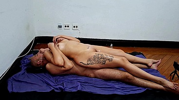 Nuru massage complete with oral sex and cum in pussy