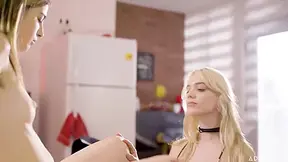 18yo College Girls Try Romantic Lesbian Sex