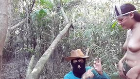 tigresa vip se disfarca de india e ataca o lenhador mas e obrigada a dar o cuzinho para ele