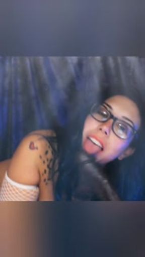 1st Then She's Sweet: Femdom Verbal Humiliation Plus Squirting Toy Play and Smoking