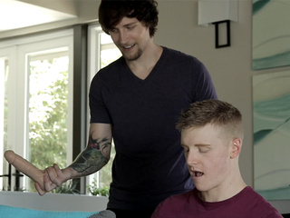 Dildo city at stepbrother's room? Let's do it! - Alex Tanner, Scotty Zee