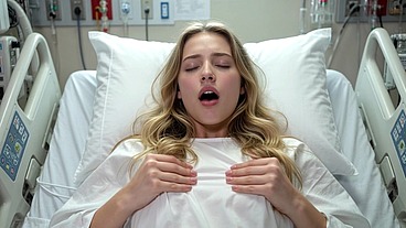 Busty blonde gets fucked in the hospital by her doctor - AI-generated content