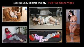 Tape Bondage, Volume Twenty - FULL FIVE-SCENE VIDEO!