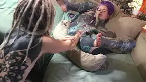 Dreadlocks & Tattoos: Quick Latex Anal Fisting & Solo Play