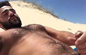 Greek Beach Jerk - Big Cock Hunk Outdoor Adventure