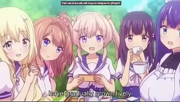 Tightly Hug Me - Busty blonde teen has romantic hentai sex in garden