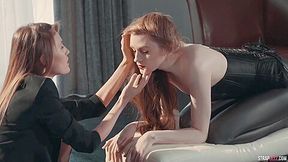 Two Hott Redhead Lesbians Strapon Fuck - Rossy Bush American