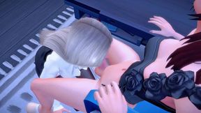 FUTANARI MISTRESS FUCKED HER BOSS HARD AT THE INTERVIEW (SIMS ANIME HENTAI SFM)