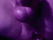 milking prostate and cum all the way