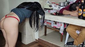 Screwing a Cheating Slut in Front of her Beta BF
