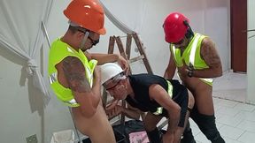 putaria na obra com os pintores dotados