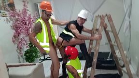 putaria na obra com os pintores dotados
