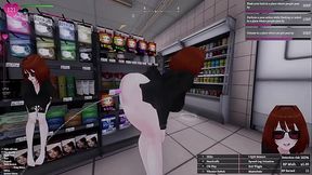 Secret Flasher Manaka - Mission: [Convenience Store 100%] uncensored, exhibitionism