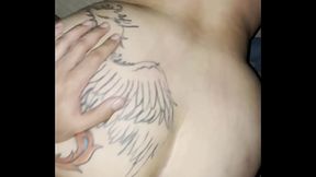 White Bride Twerks and Worships Big Black Cock