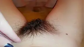 Hairy and teen amateur gets a close-up