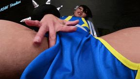 Chun Li (Enchantress Sahrye) Giant crotch worship or else made into a bi - MP4