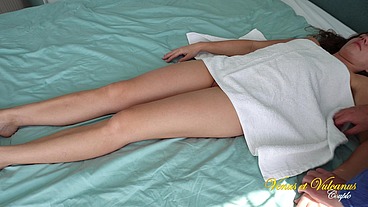 Massage with Stepmom ends up with UNPLANNED RISKY FUCK! ?