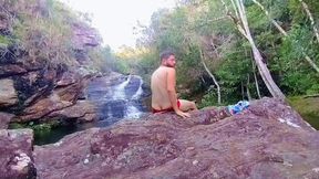 I Went to the Waterfall and Showed off Before Someone Came and Caught Me.