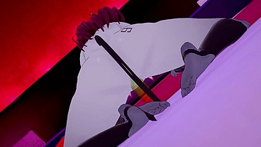 Thick Dark Elf rides big Dildo - 3D Porn