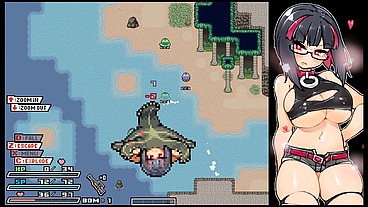 Rignetta's Adventure [ Monsters HENTAI Game ] Ep.2 Goth girl GANGBANG by monsters on the beach