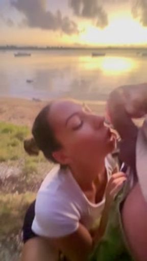 Island Life: Off at Sunset