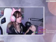 CUTE AND HOT TWITCH STREAMER GETTING CHASED LIVE
