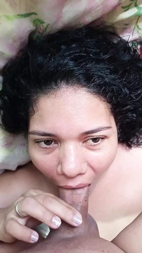 Amateur housewife, loves to suck cock up to her throat