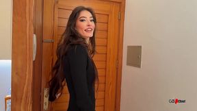 hot skinny girl offers anal to step-daddy