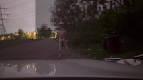 Naked jerk in road pt2