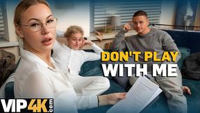 Russian MILF teacher plays anal game with two students