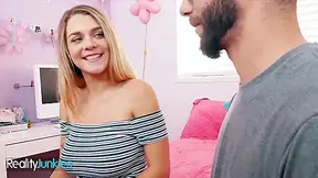Logan Long And Gabbie Carter - Big Natural Tit Rides Teachers Aid