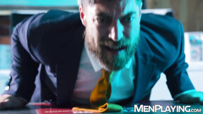 Furry stud Teddy Torres breaks in Onlymatts tailored booty