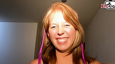 German young woman next door wants sex with a porn actor