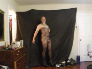 body stockin cock and balls rockin goes with heels like pbj & milk, like beer & pizza like tounge &