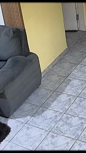 Security Camera Hot and Real Quickie in the Living Room!