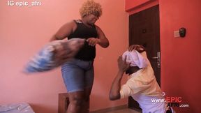 Employer's Bed Affair: Driver & Housemaid Get Fucked