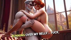 Busty MILF Squirts on Step Son&#039;s Cock