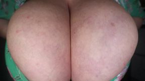 Exploring My Huge Tits Cleavage During A Growth Spurt - Req