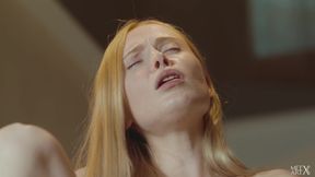 Strawberry Blonde Touching Herself Sitting In Chair And On Counter! - 4k ultra hd solo masturbation and fingering